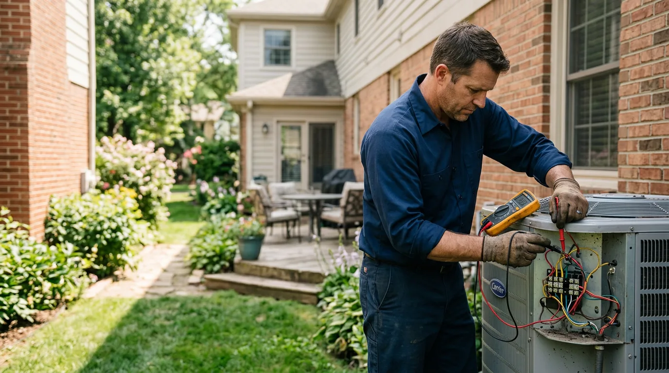 HVAC technician working near Refugio, TX